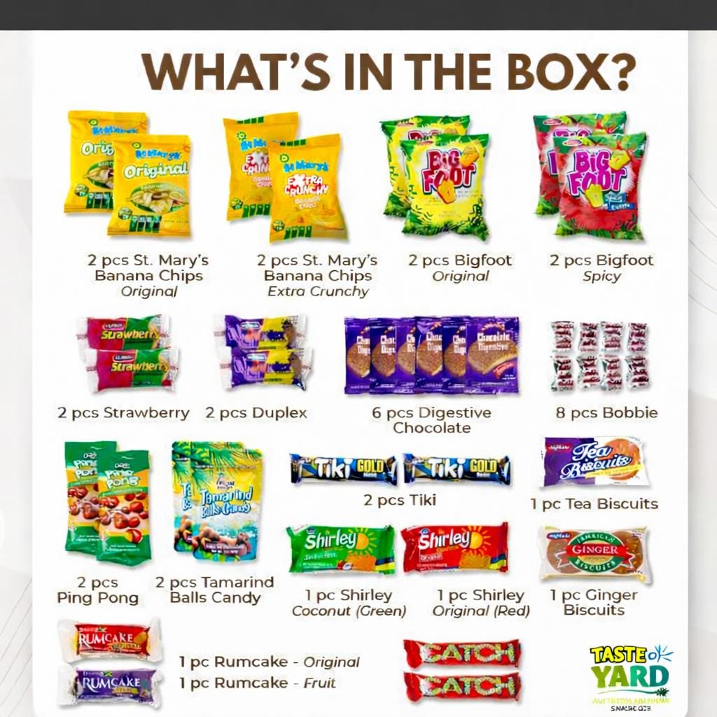 The BIGG BLOODCLAT BOX – 40+ Item Caribbean-Inspired Snack Box