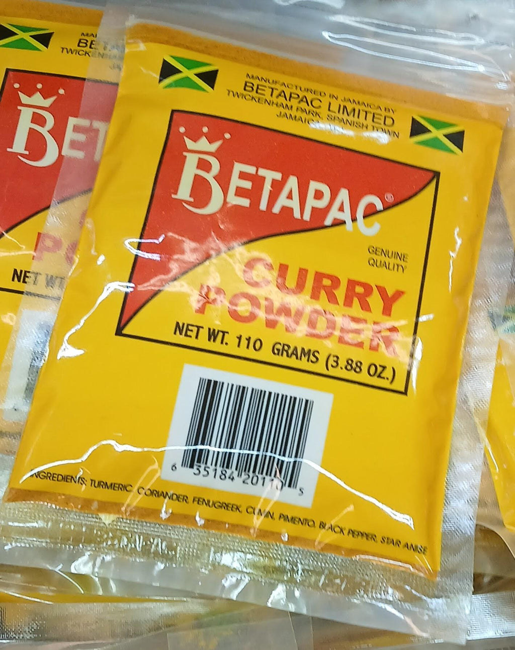 Betapac Jamaican Curry Powder  | Authentic Island Seasoning