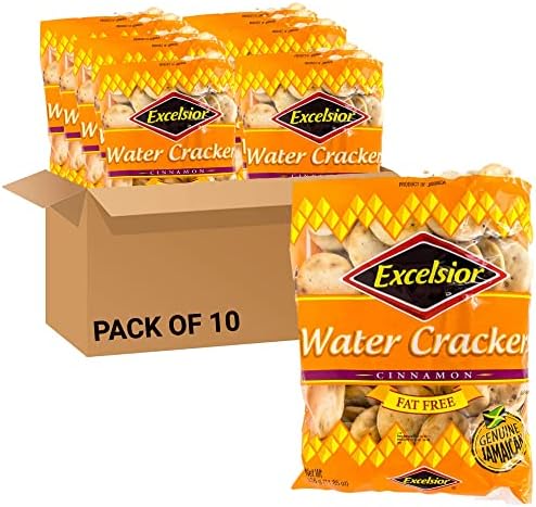 Excelsior Water Crackers 10 pack Snack pack
