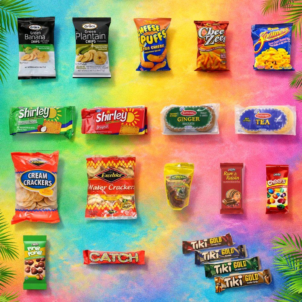 Big Yard Snackbox -20 item Caribbean Inspired crave box