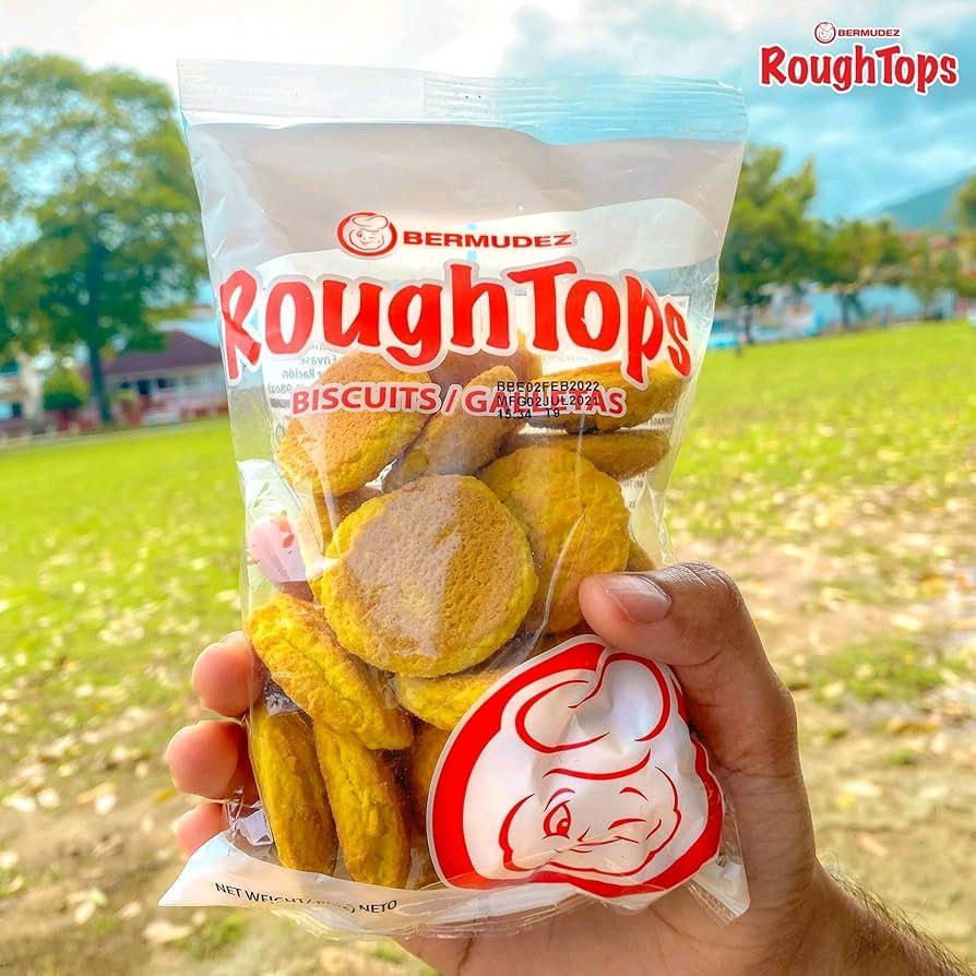 Bermudez Rough Tops, a popular Caribbean coconut-flavored biscuit