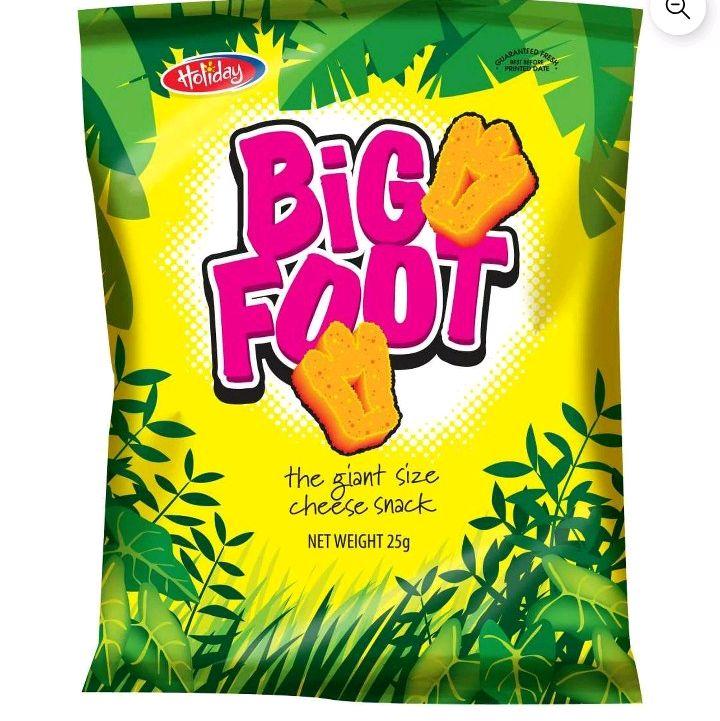 Big Foot Giant Size Chockie Snack 25g - Pack of 12 - Perfect for Snacking and Parties