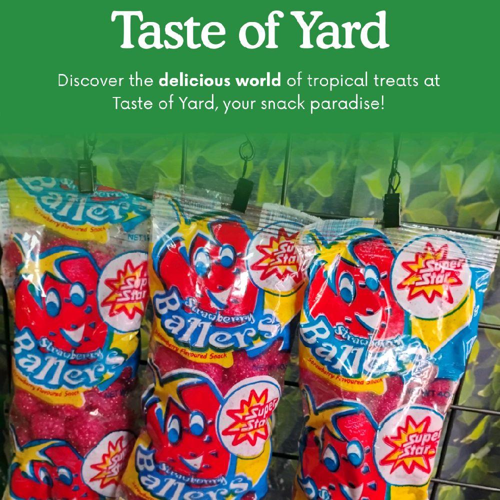 Taste of Yard – Strawberry Ballers Caribbean Snack • Jamaican Favorite