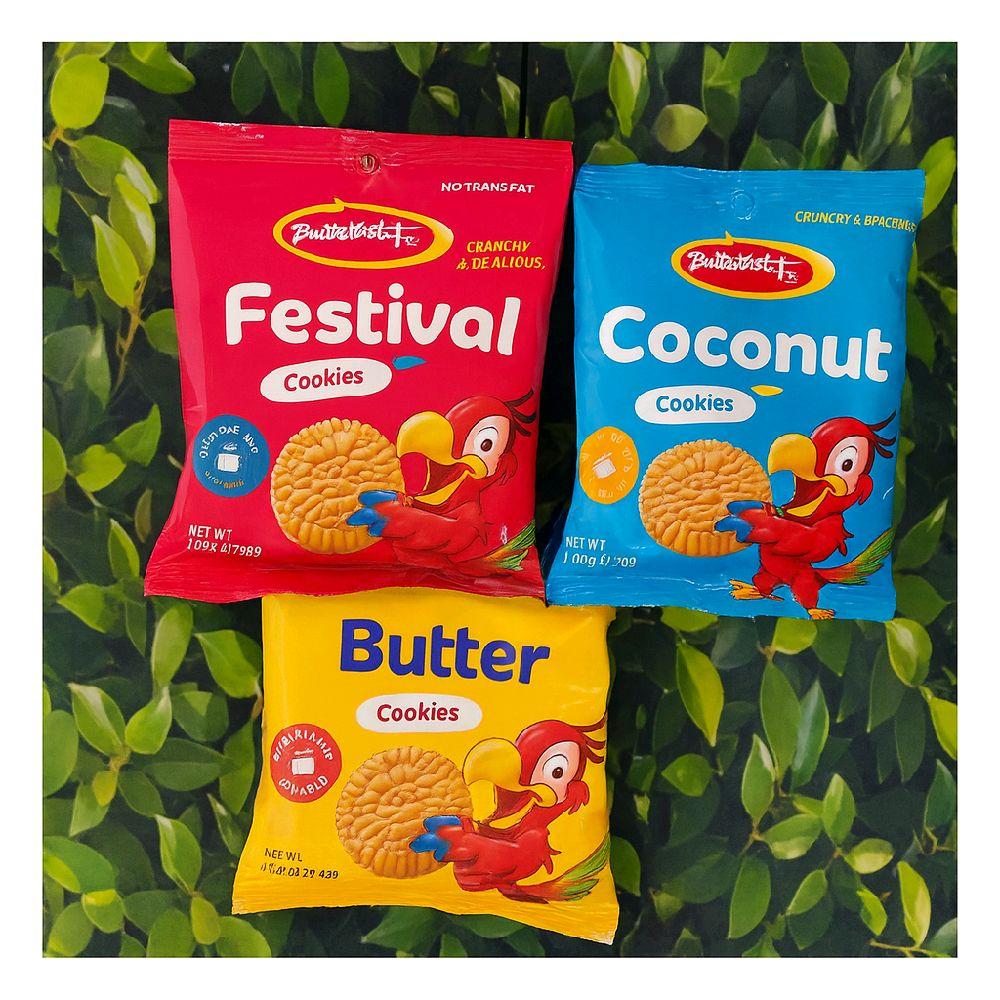 Taste of Yard – Jamaican Cookie Sampler (3-Pack: Festival, Coconut & Butter)