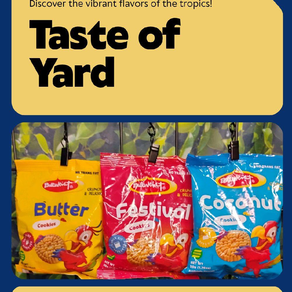 Taste of Yard – Jamaican Cookie Sampler (3-Pack: Festival, Coconut & Butter)