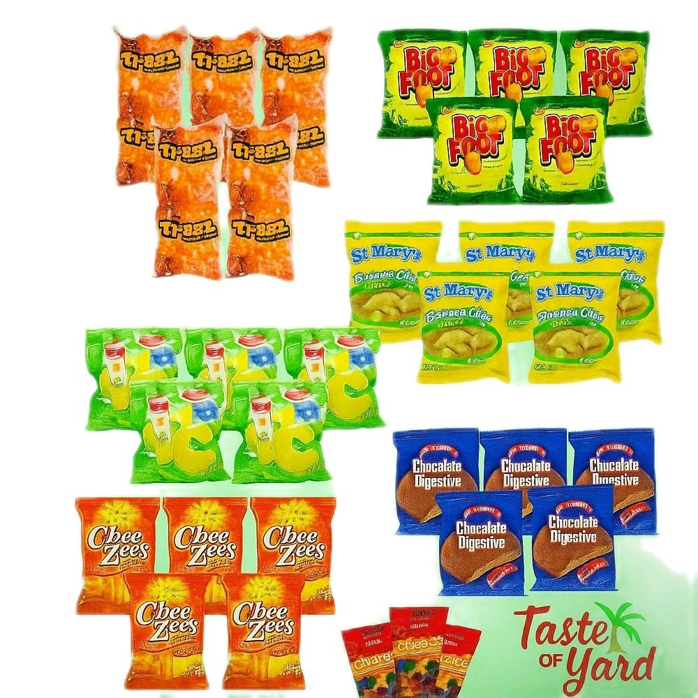 Taste of Yard Premium Box - Jamaican Snacks Variety Pack
