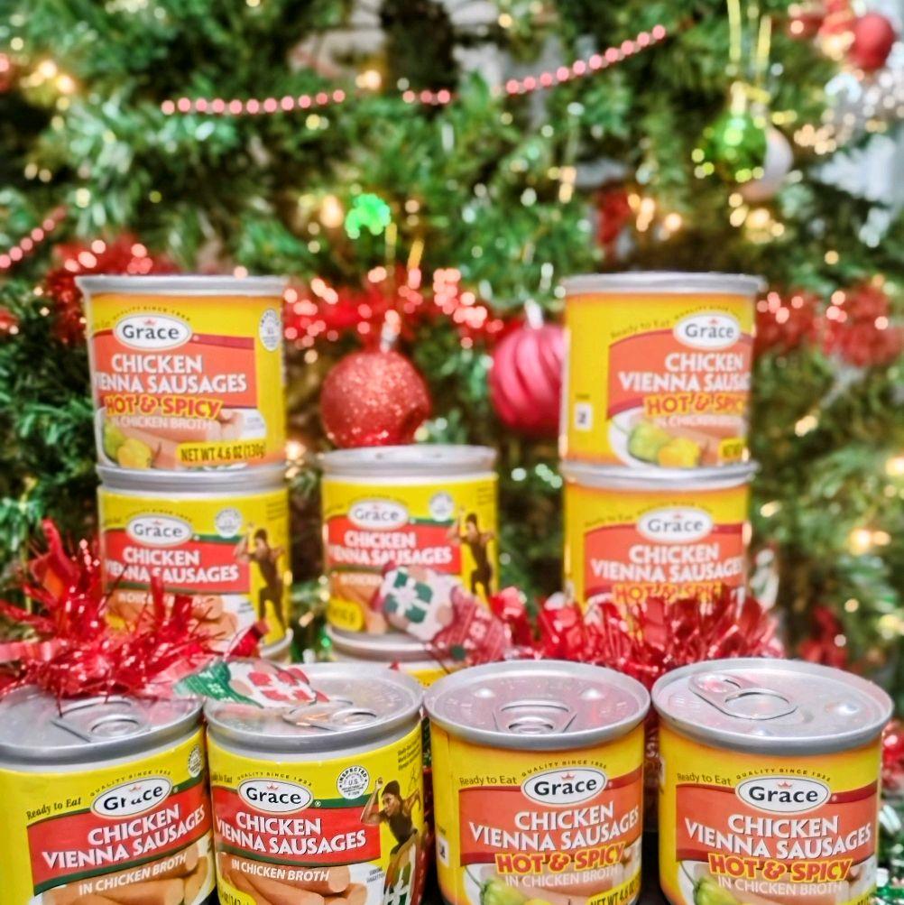 Grace Chicken Vienna Sausages — Hot & Spicy + Original