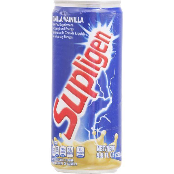Supligen Energy Drink 4-Pack Assorted Vanilla Peanut Chocolate Coffee Jamaican Style Rich in Protein Vitamins Minerals