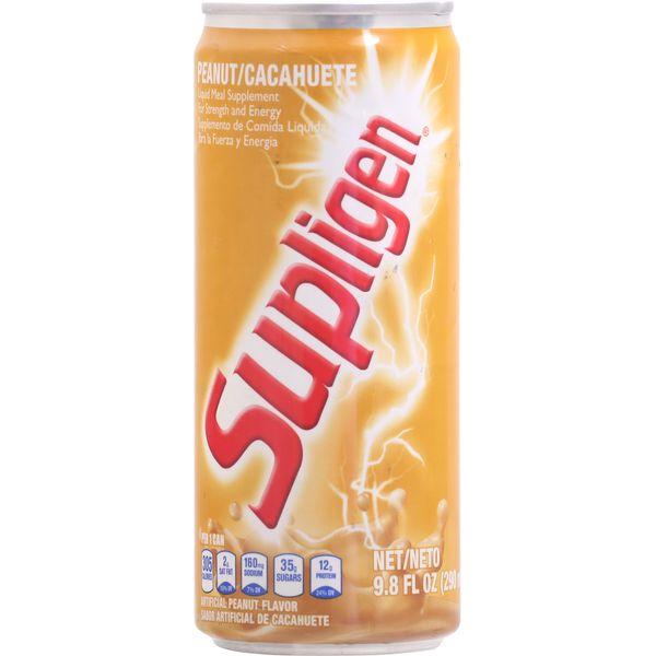 Supligen Energy Drink 4-Pack Assorted Vanilla Peanut Chocolate Coffee Jamaican Style Rich in Protein Vitamins Minerals