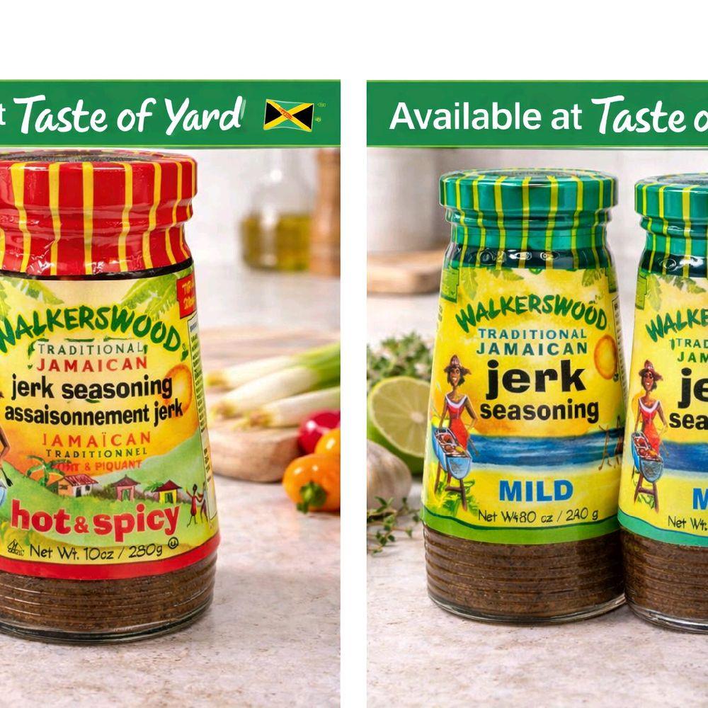 Walkerswood Traditional Jamaican Jerk Seasoning (Mild or Hot & Spicy) – Authentic Caribbean Marinade | Taste of Yard 10oz